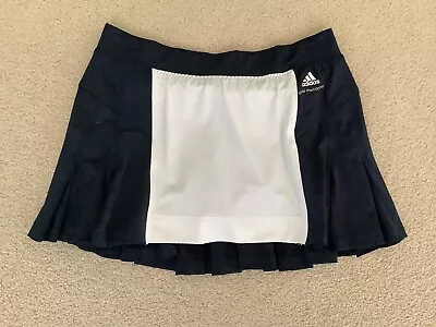 EUC Adidas Stella McCartney Pleated Tennis Skirt Black White S • $20