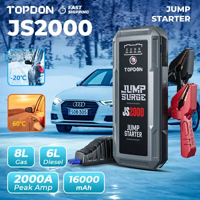 JS2000 Portable Jump Starter Car Battery Pack Booster Jumper Charger 12 Volt • $129.99