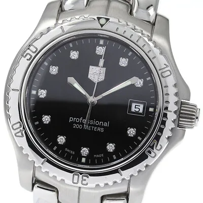 TAG HEUER Professional 200M WT1115 11P Diamond Date Quartz Men's Watch_764111 • $1184