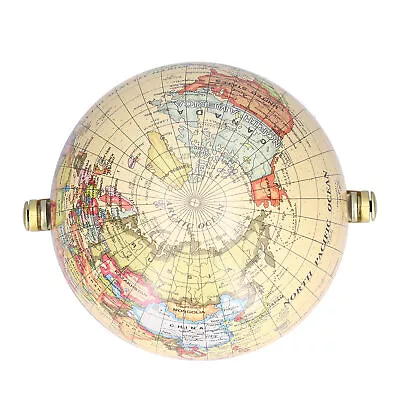 Mini World Map Globe English Edition Desktop Rotating Earth Geography Globe AOS • $15.13