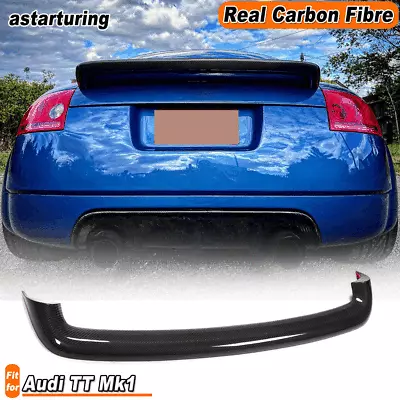 For Audi TT Mk1 Type 8N TT Quattro 1998-06 Rear Trunk Spoiler Wing Carbon Fiber • $139.89