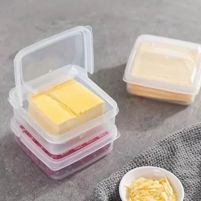2pcs Cheese Slice Storage Box Food Storage Container Leakproof Food Container AU • $13.89