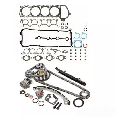 FIT 98-04 NISSAN Frontier Altima Xterra 2.4L KA24DE Timing Chain Kit Head Gasket • $179.95