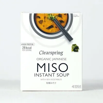 Clearspring Organic Instant Miso Soup - With Sea Vegetables • £3.99