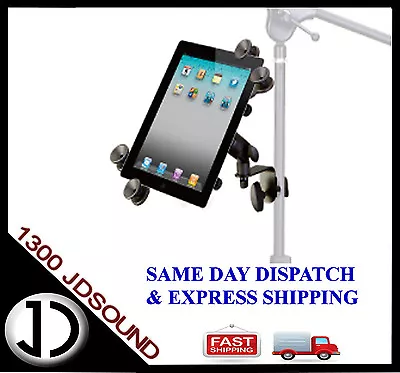 $19 • Buy Universal IPad PRO LARGE Tablet Holder For Tripod/universal Stand