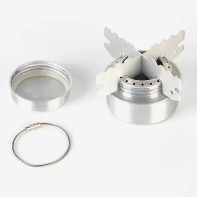 New Outdoor Portable Camping Mini Alcohol Stove Cooking Burner With Cross Stand • $8.79