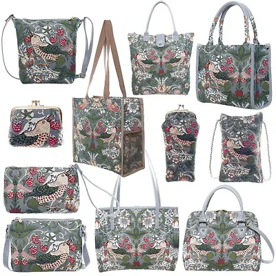 NEW! Signare Tapestry Strawberry Thief Grey Collection Of Bags & Accessories • £12.99