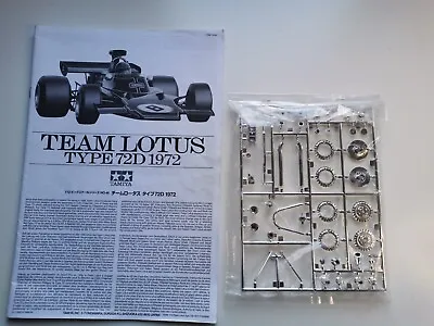 Tamiya 1/12 Lotus 72d 1972 Chrome Sprue From 12046 Model Kit Sealed • £18.99