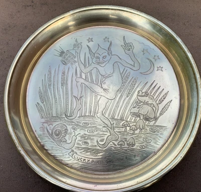 £9.99 • Buy Lucky Pixie Cornish Brass Vintage Plate