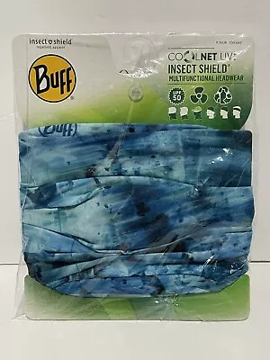 Buff Kids' Junior Coolnet UV Insect Shield Multifunctional Neckwear Smooth Blue • $9