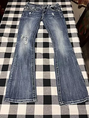 Womens Miss Me Jeans Size 28 Boot Cut Look At Pics For Quality • $21.99