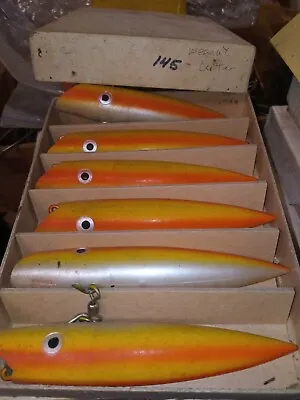 Tomic #145 6 Inch Vintage Salmon Tuna Plugs. Rare. Box 1/5 • $69