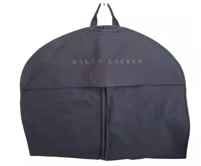 Polo Ralph Lauren Navy Blue Gold Garment Bag Suit Dress Luggage Carry On 39 X 23 • £39
