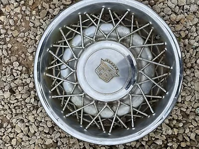 Vintage 1970’s-80’s Cadillac 1Wire Spoke Hubcap • $29.99