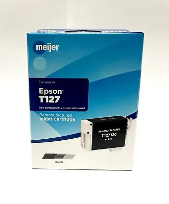 Meijer Remanufactured Ink Cartridges For Epson T127 - BLACK • $5.98