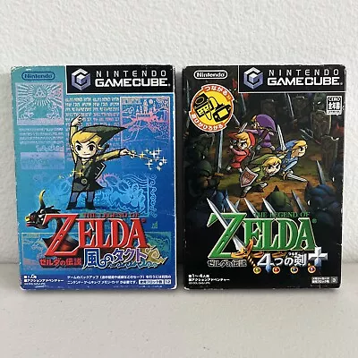 Nintendo Gamecube - Zelda Wind Waker + Four Swords - Japanese - US Seller • $58.95