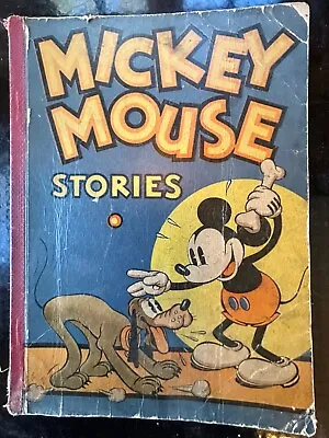 MICKEY MOUSE STORIES Book 2 Walt Disney Studios 1934 VERY RARE! GOOD CONDITION! • $175