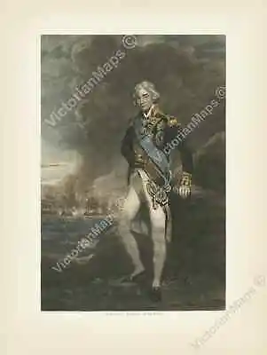 Admiral Horatio Lord Nelson Portrait J. Hoppner C. Turner 1806 Art Print Poster • £23.70