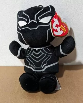 Ty Marvel - Plush Keychain - Black Panther - Brand New • £4.99