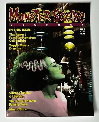 MONSTER SCENE Journal #1 Magazine Horror October 1992 GOGO Bride Of Frankenstein • $27