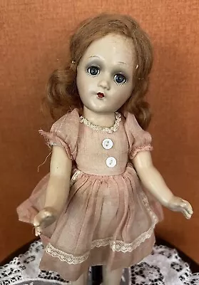 Sweet Vintage Madame Alexander Jointed Composition Girl Doll W/ Red Hair 11  • $24.99