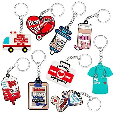 36 Pack Nurse Keychain Nurse Party Favors Nurses Week Gift Nurse Week Day Sch... • $22.80