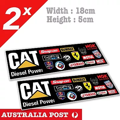 CATERPILLAR Diesel Racing Automotive Motocross Sticker Laptop 4x4 Ute Sticker • $8