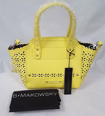 B. Makowsky Perforated Saffiano Mini Tessa Leather Purse • $24.99