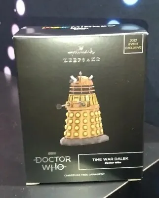 $1 • Buy 2022 SDCC Exclusive HALLMARK Doctor Who Time War Dalek Keepsake Ornament LE3000