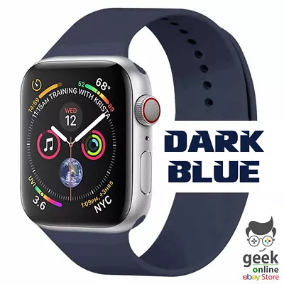 $4.95 • Buy For Apple Watch Band Strap Series 7 6 5 4 3 2 8 SE 38mm 40mm 41 42mm 44mm 45 49