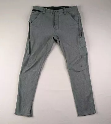 G Star Raw Citishield 3D Cargo Slim Tapered Pants Adult 32x29 Gray Taupe* • $55.50