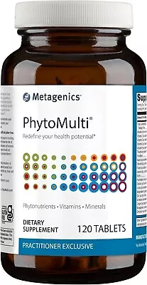 Metagenics PhytoMulti Without Iron 120 Tablets Expiration 2025 • $66.88