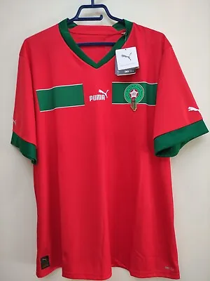 Morocco 2022 Home Shirt Puma Jersey Maillot Maroc World Cup Camiseta المغرب XL • $159.99