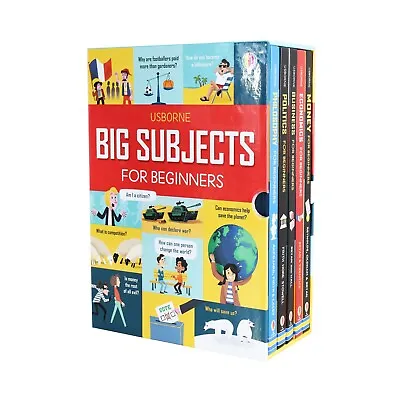 Usborne Big Subjects For Beginners 5 Books Collection Box Set - 8-11 - HB • £28.98