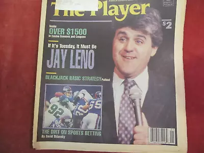The Player Casino Gaming Magazine Jan 1990 Jay Leno • $4.88
