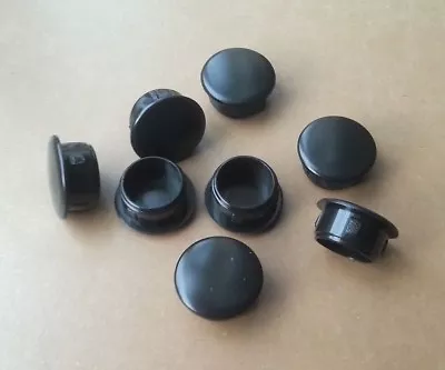 £2.16 • Buy 15mm X 12mm Hole Plugs Plastic Blanking Masking Finishing Inserts / Black 