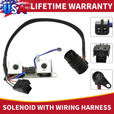 For 2000-Up 42RE 46RE 47RE 48RE A500 A518 TCC Overdrive Solenoid W/ Wire Harness • $38.99