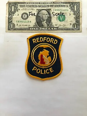 Redford Michigan Police Patch Un-sewn Great Condition   • $10.75