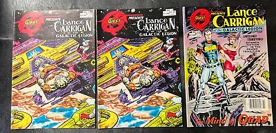 QUEST 1983 Comic-LANCE CARRIGAN OF THE GALACTIC LEGION #1 (x2) + #3 - Key Issues • $6.25