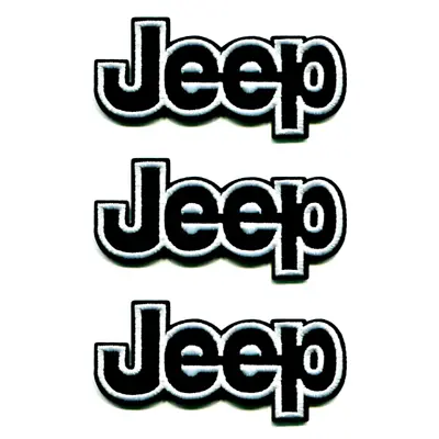 3 Jeep  Patch Iron-On Sew-On Car Embroidered Patches Adventure Hiking • $7.97