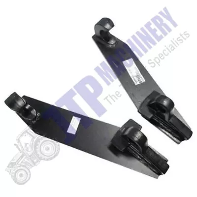 $129 • Buy Tractor Loader Euro Quick Attachment Brackets (PAIR) - Bale Forks Farm Implement