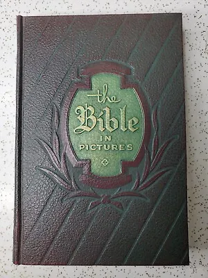 The Bible In Pictures Ralph KIrby 1952 Hardcover Vintage Greystone Press • $15