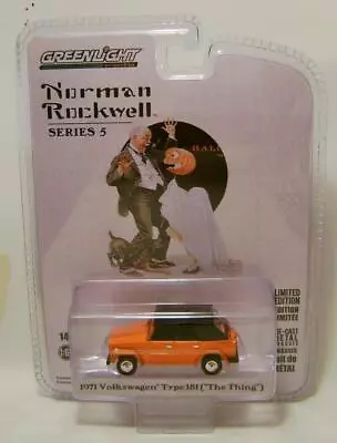 1971 '71 Vw Type 2 181 The Thing Norman Rockwell Series 5 Greenlight 2023 • $9.95