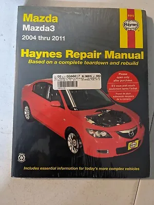 New Mazda3 Haynes Repair Manual 2004-2011 • $28.89