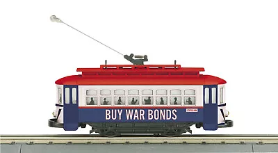 Mth 30-5217 Buy War Bonds Bump And Go Trolley O Gauge 3 Rail Nib • $84.95