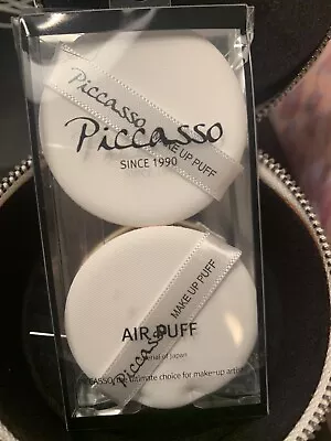 NIB (2) Piccasso Air Puff Makeup Puff 2PC Made In Korea US SELLER Free Shipping • $3.47