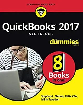 QuickBooks 2017 All-In-One For Dummies Paperback Stephen L. Nelso • £6