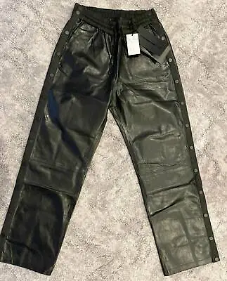 $75 • Buy Alexander Wang  Genuine Leather Pants Size EU36