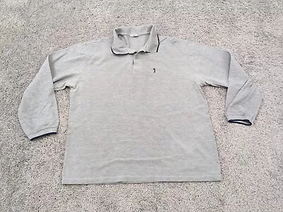 Ferreira Mello Polo Shirt Men's XL Long Seeves Golf Casual Gray • $11.77