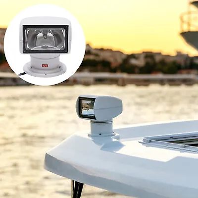 360° Remote Control Spotlight For Boat Truck Car Marine Searchlight 12V 100W  • $85